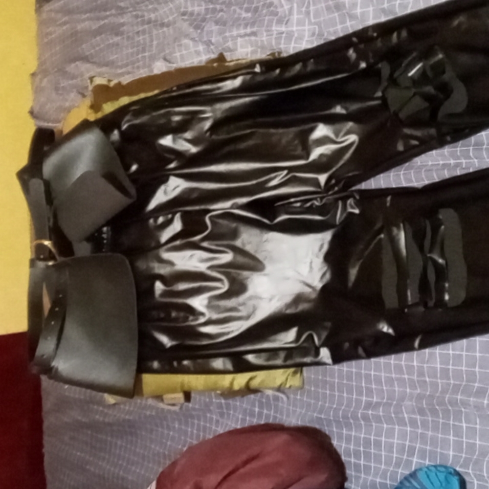 Black Leather look like pants